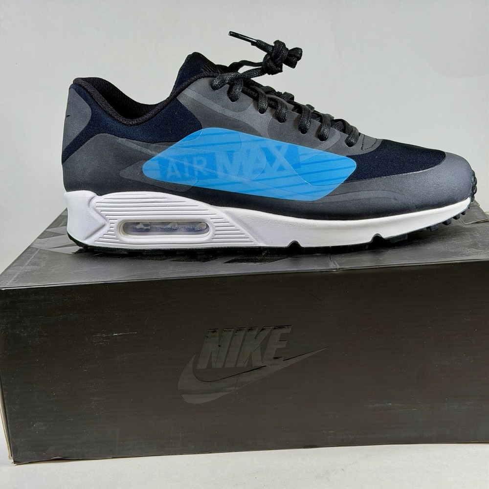 Nike Men's Size 10.5 Air Max 90 NS GPX Black Laser Blue
